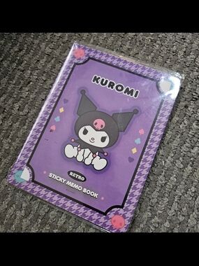Kuromi Purple Retro Sticky Memo Book